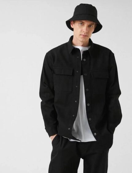 کاپشن کت جین زارا