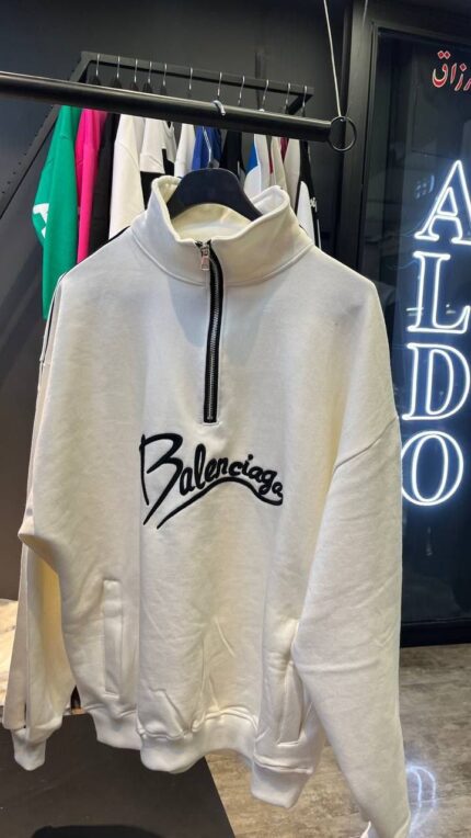 دورس نیم زیپ بالسیاگا استین مغز دوزی